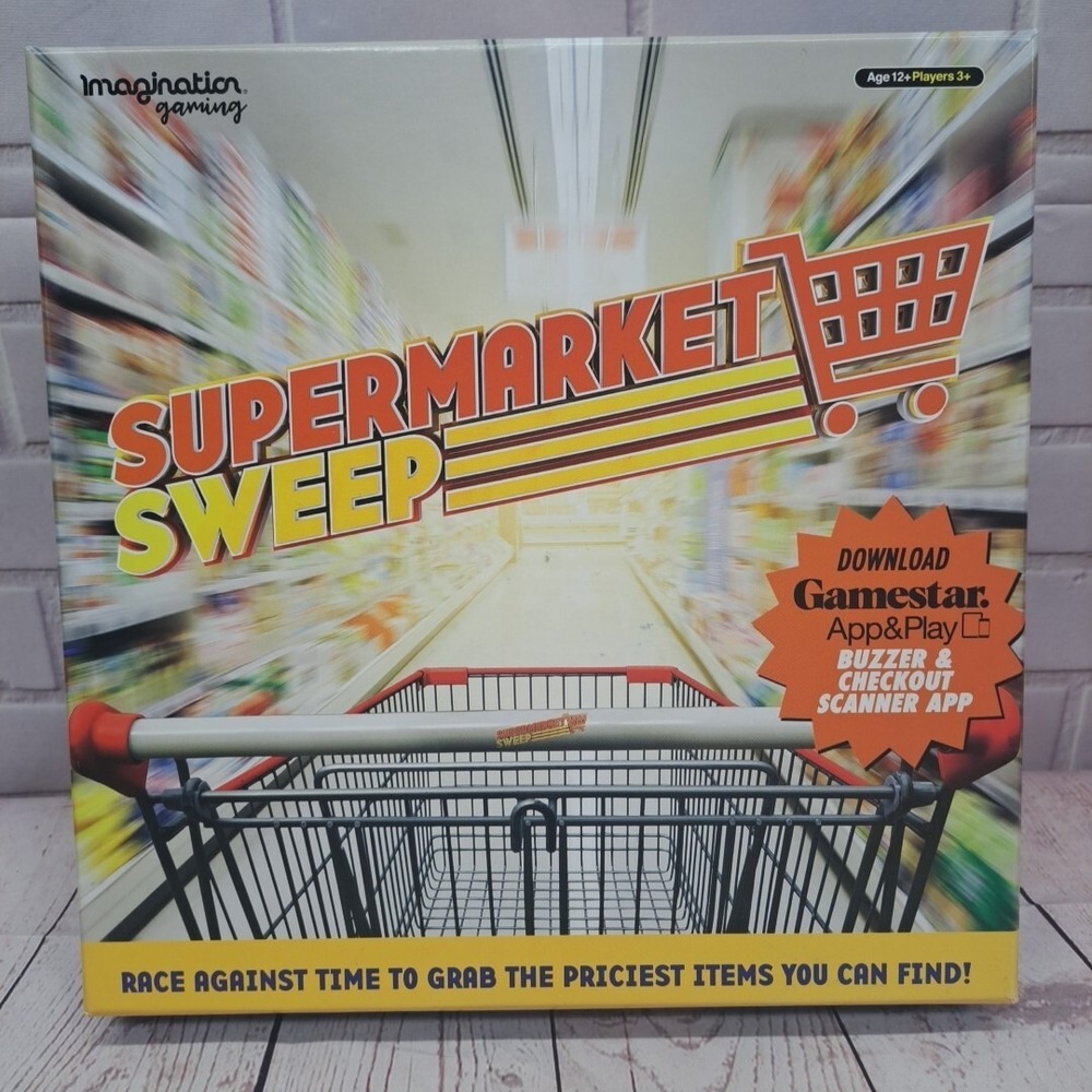 Imagination Gaming Supermarket Sweep Race Against Time Board Game Fun! BRAND NEW